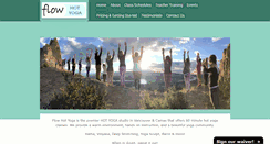 Desktop Screenshot of flow-hotyoga.com